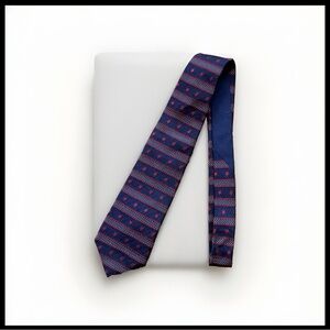 Tommy Hilfiger Star patterned Italian silk tie